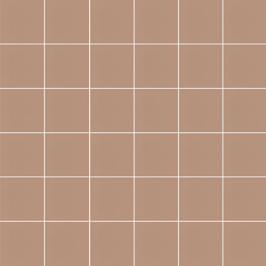 Quadratische Mosaikfliesen in zartem Rosé